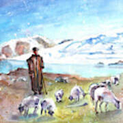 Shepherd In The Atlas Mountains #1 Poster