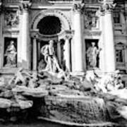 Trevi Fountain In Rome #1 Poster