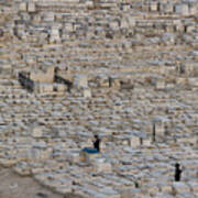 View Of Mount Olives Jewish Cemetery At Jerusalem, Israel #1 Poster