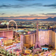Las Vegas, Nevada, Usa Skyline #10 Poster
