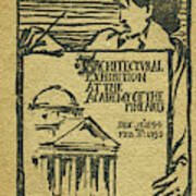 1894-95 Catalogue Of The Architectural Exhibition At The Pennsylvania Academy Of The Fine Arts Poster