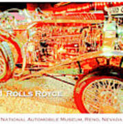 1921 Rolls Royce Classic Automobile Poster