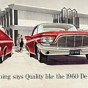 1960 Advertisement Desoto And Mcm Home Poster