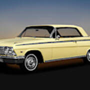 1962 Chevrolet Impala Super Sport 2 Door Hardtop  -  1962chevyimpalasupersporthdtp172070 Poster