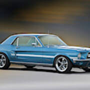 1968 Ford Mustang Gt/cs 'california Special' Poster