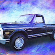 1970 Chevy C10 Pickup Truck Poster