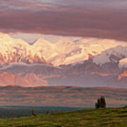 Alaska Range With Mt Brooks #2 Poster