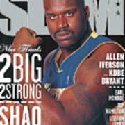 2 Big - 2 Strong: Shaq & The Lakers Double Up Slam Cover Poster