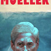 Robert Bob Mueller Fbi Laws Jaws The Movie Parody Poster #2 Poster