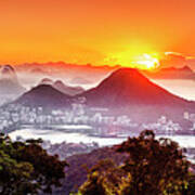 Cityscape, Rio De Janeiro, Brazil #20 Poster