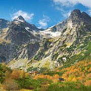 Autumn In Kiezmarska Valley, Tatra #3 Poster