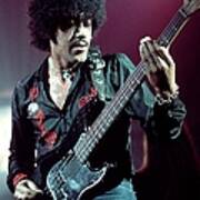 Photo Of Phil Lynott And Thin Lizzy #3 Poster