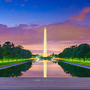 Washington Monument On The Reflecting #3 Poster