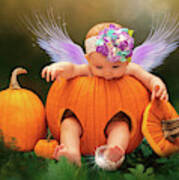 Fairy Princess Pumpkin Poster