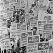 March On Washington For Jobs #36 Poster