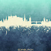Edinburgh Scotland Skyline #38 Poster