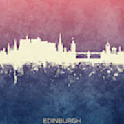 Edinburgh Scotland Skyline #39 Poster