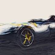 Ferrari Monza Sp1 Drawing #5 Poster