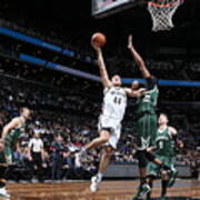 Milwaukee Bucks V Brooklyn Nets Poster