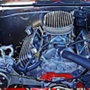 Old Car Engine #4 Poster