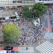 Tokyo, Japan - Shibuya Crossing #5 Poster