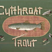 45 Cutthroat Trout Poster