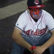 Cleveland Indians Fans Gather To The #5 Poster