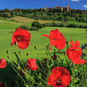 Italy, Tuscany, Orcia Valley #5 Poster