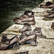 Shoes On The Danube Bank In Budapest #5 Poster