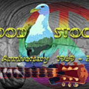 50th Anniversary Woodstock Music Festival Poster