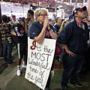 Cleveland Indians Fans Gather To The Poster
