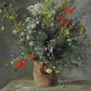 Flowers In A Vase Poster