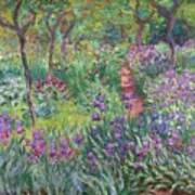 The Artist's Garden In Giverny Poster