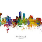 Knoxville Tennessee Skyline #9 Poster