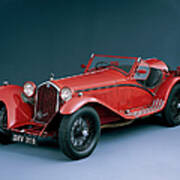 A 1933 Alfa Romeo 8c 2300 Corto Poster
