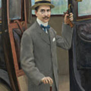 A Young Man By A Carriage Poster
