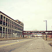 Abandoned Detroit Packard Plant Poster