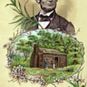 Abraham Lincoln Calendar From 1892 Poster