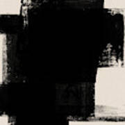 Abstract Black And White No.1 Poster