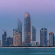 Abu Dhabi Skyline, Uae Poster