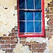 Adobe Barn Window Poster