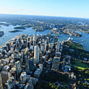 Aerial View Of Downtown Sydney Poster