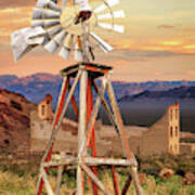 Aermotor Windmill Poster