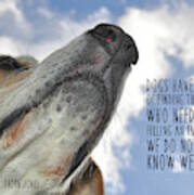 All Dogs Go To Heaven Quote Poster