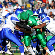 American High School Football Poster