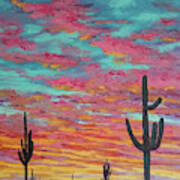 An Arizona Sunset Poster