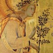 Annunciation. Detail The Angel Of The Annunciation. Poster