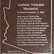 Anthem Veterans Memorial Poster