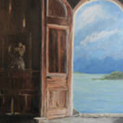 Antigua Dream Door Poster