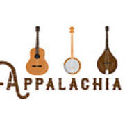 Appalachia Mountain Music White Mountains Poster